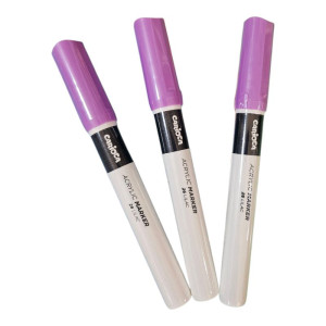 ΜΑΡΚΑΔΟΡΟΙ 2ΜΜ ΑΚΡΥΛΙΚΟΙ CARIOCA ΛΙΛΑ  ΓΙΑ ΟΛΕΣ ΤΙΣ  ΕΠΙΦΑΝΕΙΕΣ