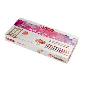 ΣΕΤ ΖΩΓΡΑΦΙΚΗΣ ΜΕ ΑΚΡΥΛΙΚΑ 12x12ml,ΚΑΜΒΑΣ,ΚΑΒΑΛΕΤΟ,ΠΙΝΕΛΑ,ΧΑΡΤΙ ΠΑΛΕΤΑ ART CREATION