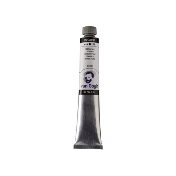 ΛΑΔΙΑ VAN GOGH 60ML S1 No. 105 Titanium White (Safflower Oil)
