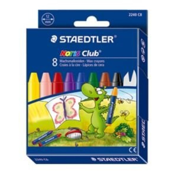 ΣΕΤ ΚΗΡΟΜΠΟΓΙΑΣ 2240 C8 NORIS CLUB STAEDTLER 8ΤΕΜ