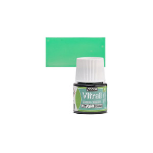 ΣΜΑΛΤΟ (ENAMEL) VITRAIL AQUA GREEN 45ML TRANSPARENT PEBEO