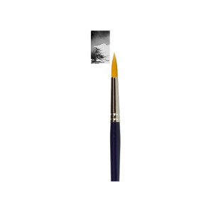 ΠΙΝΕΛΟ VAN GOCH ΝΕΡΟΥ S191 Νο 8 ΣΤΡΟΓΓΥΛΟ GOLDEN SYNTHETIC HAIR