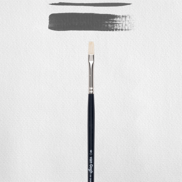 ΠΙΝΕΛΟ VAN GOGH ΛΑΔΙ/ΑΚΡΥΛΙΚΟ S210 Νο 6 ΠΛΑΚΕ BRISTLE (ΤΡΙΧΑ ΧΟΙΡΟΥ)