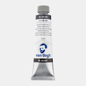 ΛΑΔΙΑ VAN GOGH 40ml S1 T.9 No.104 Zinc White (Safflower Oil) ΛΑΔΙΑ VAN GOGH 40ml S1 T.9 No.104 Zinc White (Safflower Oil)