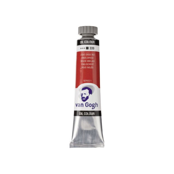 ΛΑΔΙΑ VAN GOGH 20ML S1 T.7 No. 339 Light Oxide Red