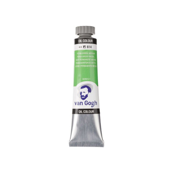 ΛΑΔΙΑ VAN GOGH 20ML S1 T.7 No. 614 Permanent Green Medium