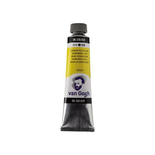 ΛΑΔΙΑ VAN GOGH 40ML S2 T.9 No. 208 Cadmium Yellow Light