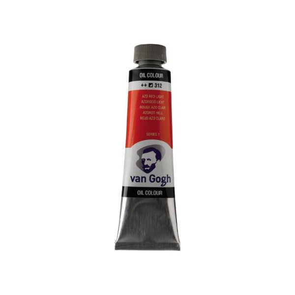 ΛΑΔΙΑ VAN GOGH 40ML S1 T.9 No. 312 Azo Red Light