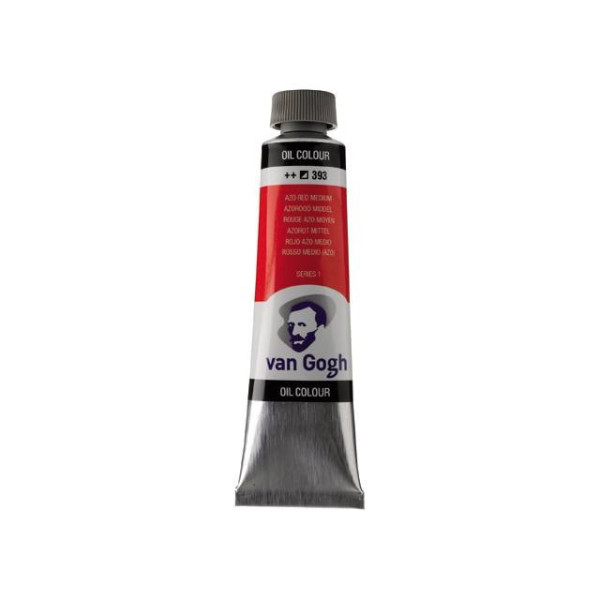 ΛΑΔΙΑ VAN GOGH 40ML S1 T.9 No. 393 Azo Red Medium