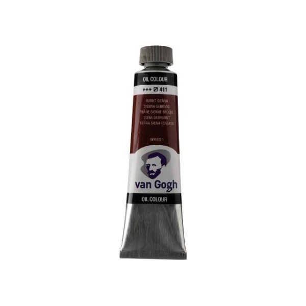 ΛΑΔΙΑ VAN GOGH 40ML S1 T.9 No. 411 Burnt Sienna