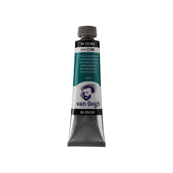 ΛΑΔΙΑ VAN GOGH 40ML S2 T.9 No. 565 Phthalo Turquoise Blue