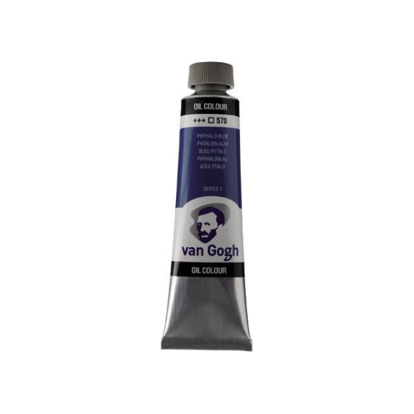 ΛΑΔΙΑ VAN GOGH 40ML S1 T.9 No. 570 Phthalo Blue (Primary)