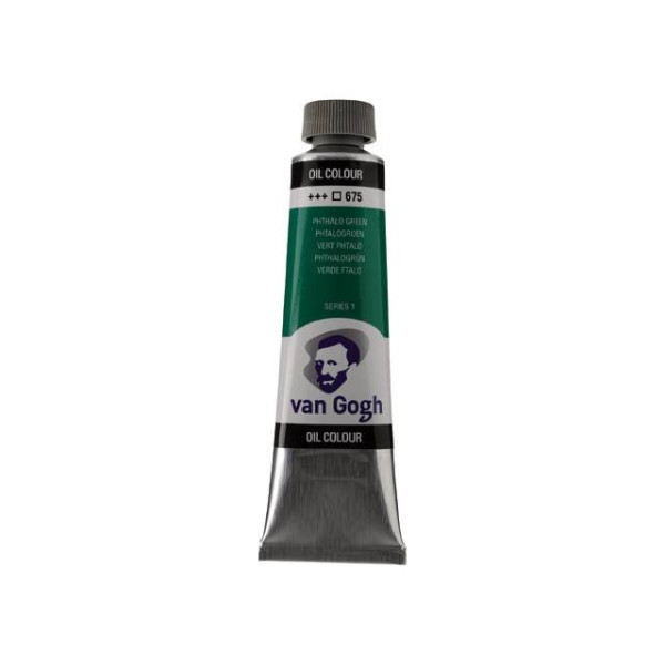 ΛΑΔΙΑ VAN GOGH 40ML S1 T.9 No. 675 Phthalo Green