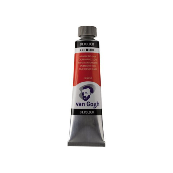 ΛΑΔΙΑ VAN GOGH 40ML S2 T.9 No. 303 Cadmium Red Light