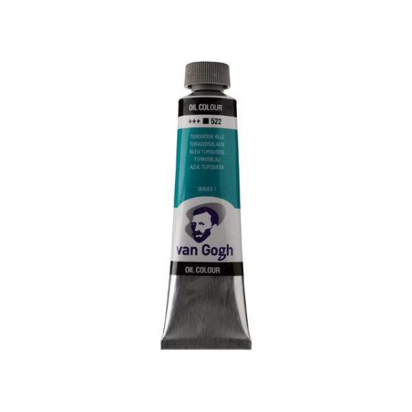ΛΑΔΙΑ VAN GOGH 40ML S1 T.9 No. 522 Turquoise Blue