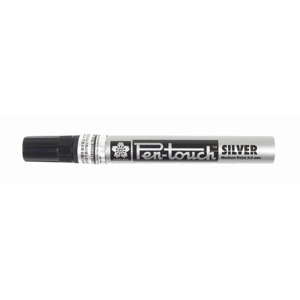 ΜΑΡΚΑΔΟΡΟΙ PEN-TOUCH ΑΣΗΜΙ MEDIUM POINT 2mm