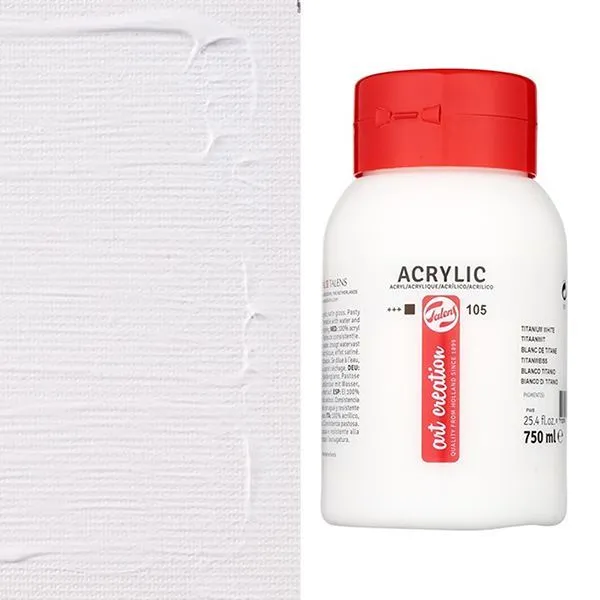 ΑΚΡΥΛΙΚΟ ΧΡΩΜΑ ART CREATION 750ml 105 Titanium White