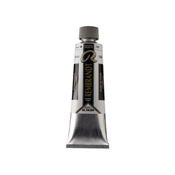 ΛΑΔΙΑ REMBRANDT 150ml S1 105 Titanium White (Safflower Oil)