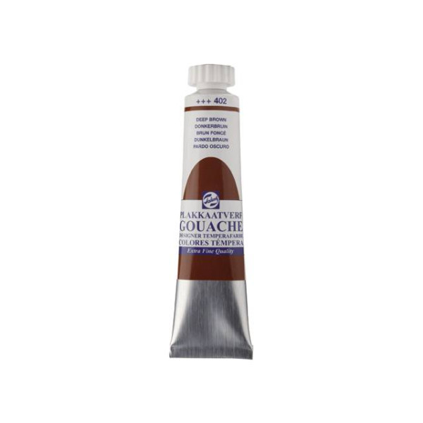 GOUACHE ΤΕΜΠΕΡΑ 20ML 402 DEEP BROWN ROYAL TALENS