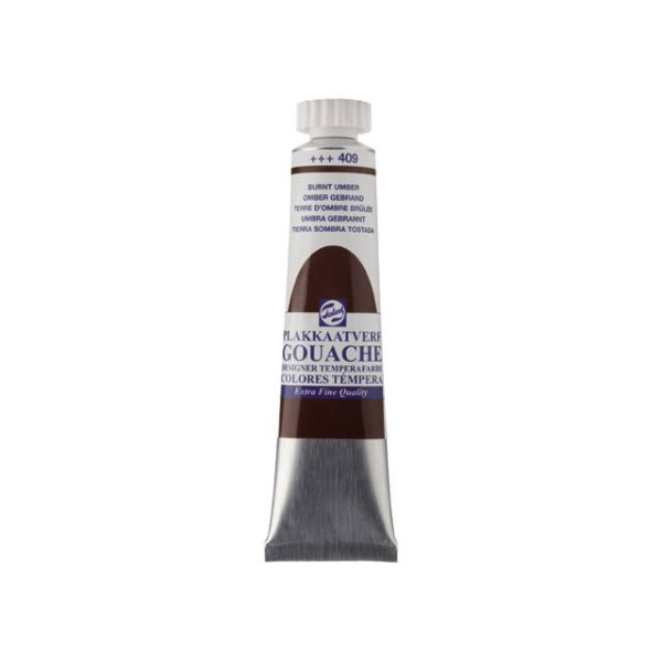 GOUACHE ΤΕΜΠΕΡΑ 20ML 409 BURNT UMBER ROYAL TALENS