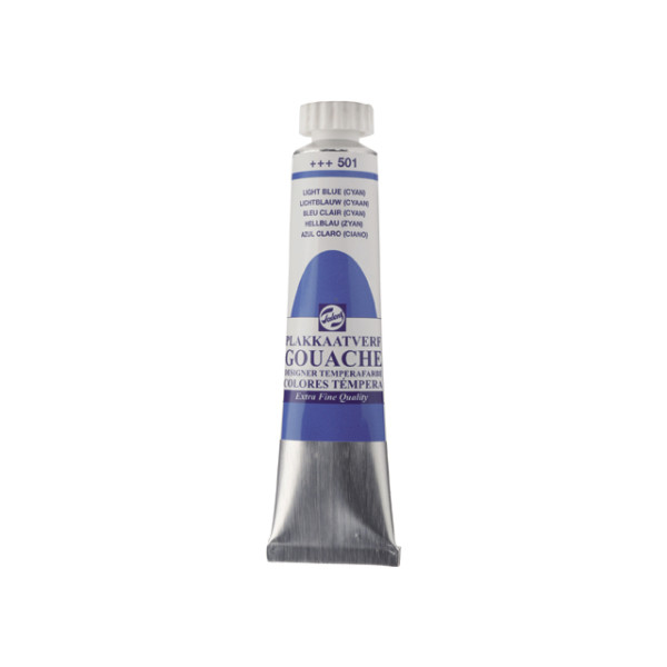 GOUACHE ΤΕΜΠΕΡΑ 20ML 501 LT BLUE CYAN ROYAL TALENS
