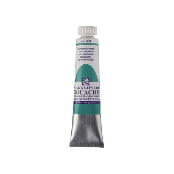 GOUACHE ΤΕΜΠΕΡΑ 20ML 661 TURQUOISE GREEN ROYAL TALENS