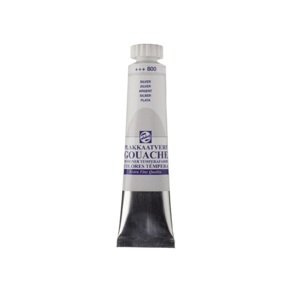 GOUACHE ΤΕΜΠΕΡΑ 20ML 800 SILVER ROYAL TALENS