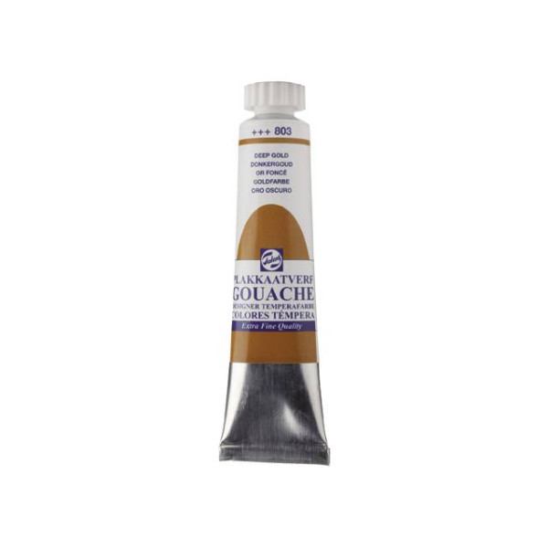 GOUACHE ΤΕΜΠΕΡΑ 20ML 803 ΣΚΟΥΡΟ ΧΡΥΣΟ ROYAL TALENS