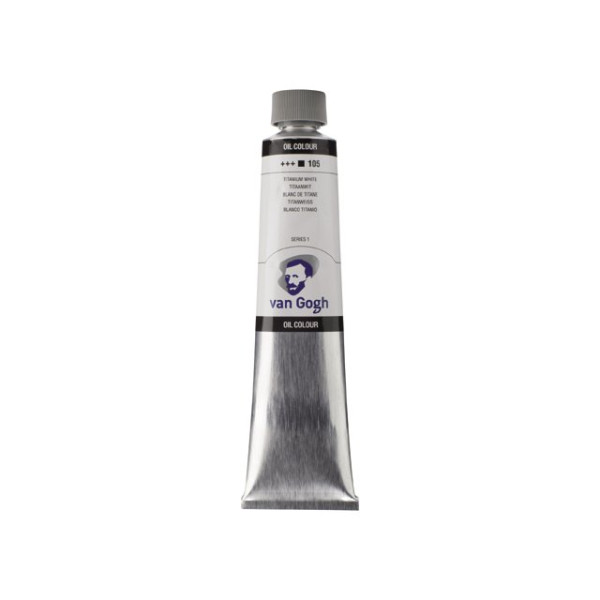 ΛΑΔΙΑ VAN GOGH S1 200ml No.105 Titanium White (Safflower Oil)