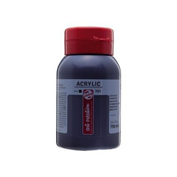 ΑΚΡΥΛΙΚΟ ΧΡΩΜΑ ART CREATION 750ml 701 Ivory Black