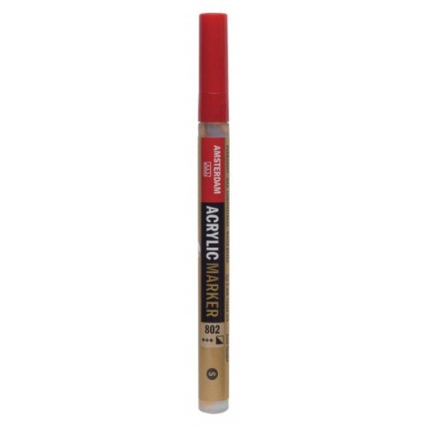ΜΑΡΚΑΔΟΡΟΣ ΑΚΡΥΛΙΚΟΣ AMSTERDAM 1-2mm 802 Light Gold