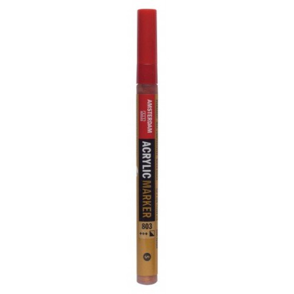 ΜΑΡΚΑΔΟΡΟΣ ΑΚΡΥΛΙΚΟΣ AMSTERDAM 1-2mm 803 Deep Gold