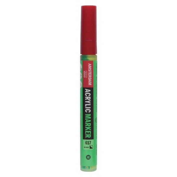 ΜΑΡΚΑΔΟΡΟΣ ΑΚΡΥΛΙΚΟΣ AMSTERDAM M 3-4mm 617 Yellow Green