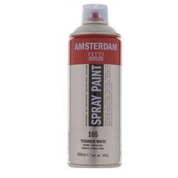 ΣΠΡΕΪ ΑΚΡΥΛΙΚΟ AMSTERDAM 400ML 105 Titanium White