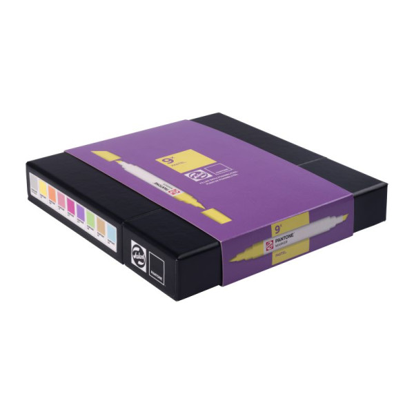 ΣΕΤ ΜΑΡΚΑΔΟΡΟΙ PANTONE 9TEM ΜΕ ΔΙΠΛΗ ΜΥΤΗ PASTEL TALENS