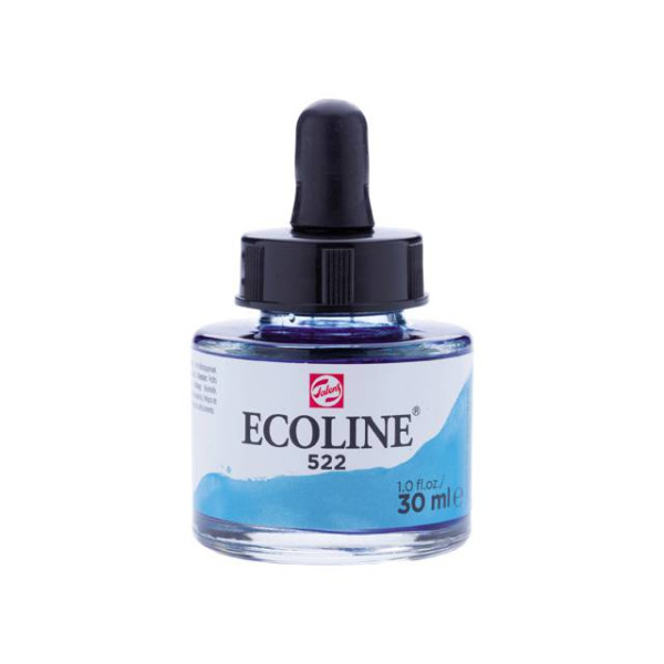 ECOLINE ROYAL TALENS 30ML 522 TURQUOISE BLUE