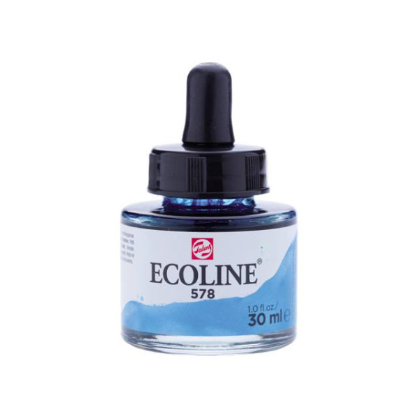 ECOLINE ROYAL TALENS 30ML 578 SKY BLUE CYAN