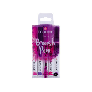 ECOLINE BRUSHPEN ROYAL TALENS ΣΕΤ 5TEM Violet