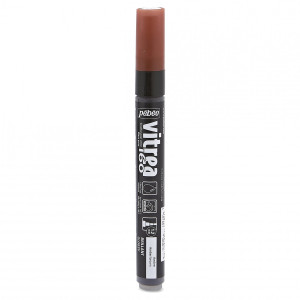 ΜΑΡΚΑΔΟΡΟΣ ΓΥΑΛΙΟΥ ΜΕ ΒΑΣΗ ΤΟ ΝΕΡΟ Glossy Amber Brown 1,2mm VITREA