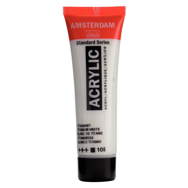 ΑΚΡΥΛΙΚΟ AMSTERDAM 20ml 105 Titanium White