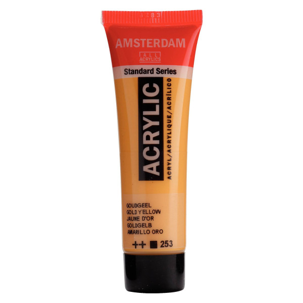ΑΚΡΥΛΙΚΟ AMSTERDAM 20ml 253 Gold Yellow