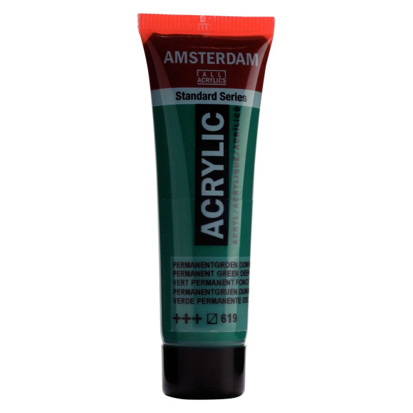 ΑΚΡΥΛΙΚΟ AMSTERDAM 20ml 619 Permanent Green Deep