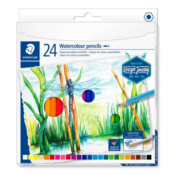 ΞΥΛΟΜΠΟΓΙΕΣ WATERCOLOUR 24ΤΕΜ STAEDTLER