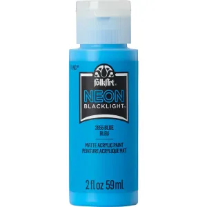 ΧΡΩΜΑ FOLKART NEON BLUE 59ml PLAID