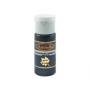ΑΚΡΥΛΙΚΟ No 3019 ΜΑΥΡΟ 30CC ARTEBELLA