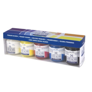 ΣΕΤ ΤΕΜΠΕΡΕΣ 5x50ml ΒΑΣΙΚΑ ΧΡΩΜΑΤΑ TALENS EXTRA FINE QUALITY