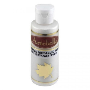 ΑΚΡΥΛΙΚΟ ΜΕΤΑΛΛΙΚΟ No 3103 ΑΣΠΡΟ ΠΕΡΛΑ 130CC ARTEBELLA