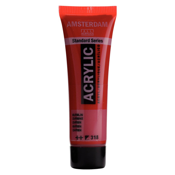 ΑΚΡΥΛΙΚΟ AMSTERDAM 20 ML 318 Carmine 