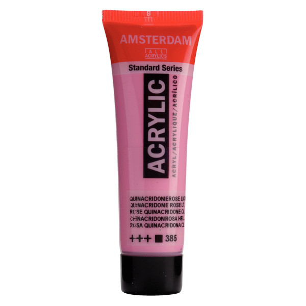 ΑΚΡΥΛΙΚΟ AMSTERDAM 20 ML 385 Quinacridone Rose Light
