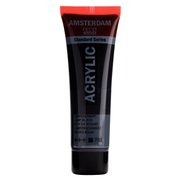 ΑΚΡΥΛΙΚΟ AMSTERDAM 20ml 702 Lamp Black 